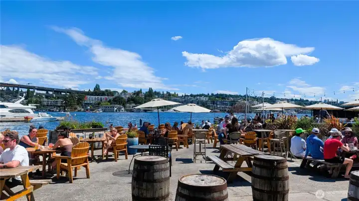 Gasworks Brewing with tons of outdoor space is an extension of your back yard via private entrance Gasworks Brewing with tons of outdoor space is an extension of your back yard via private entrance