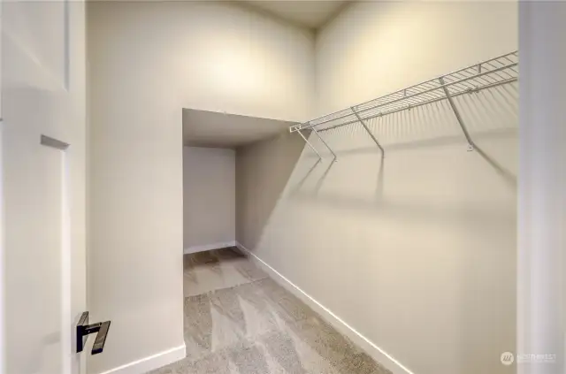 HUGE storage closet in main floor bedroom.