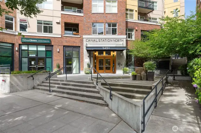 Welcome to Canal Station North. Hands down the best location in Ballard. The Sunday Farmer's Market is literally across the street.