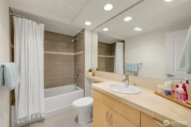 Spa-inspired bath.