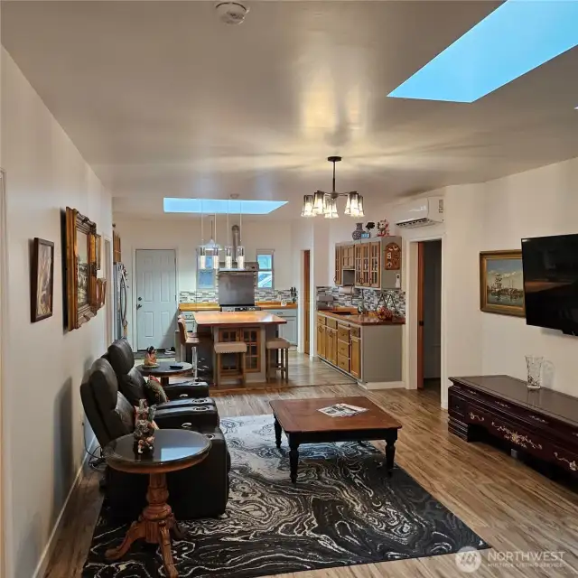 Open Living Room looking towards Kitchen