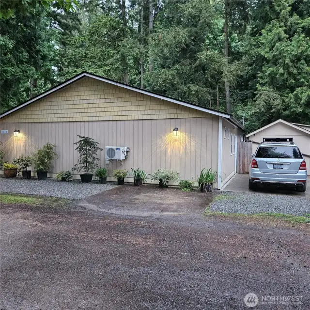 Driveway looking from street
