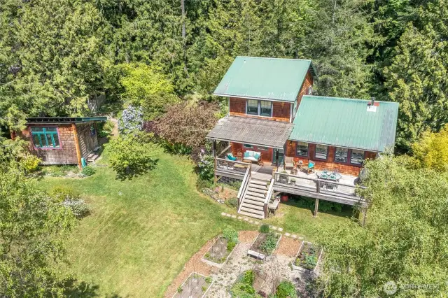 The south facing home welcomes all day sunlight throughout the year.