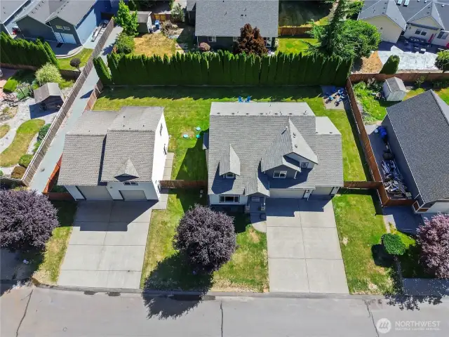 Home with Huge Detached Garage