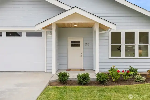 The entry is very welcoming and defined...let's go take a look!