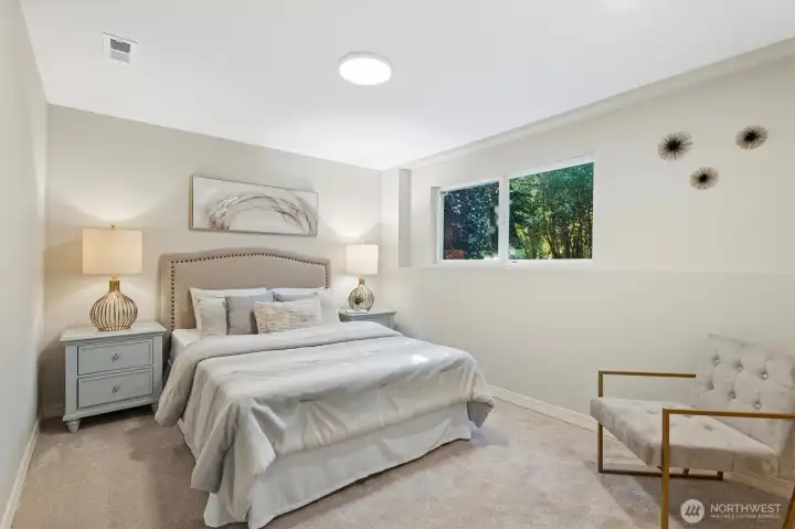 Lower level bedroom
