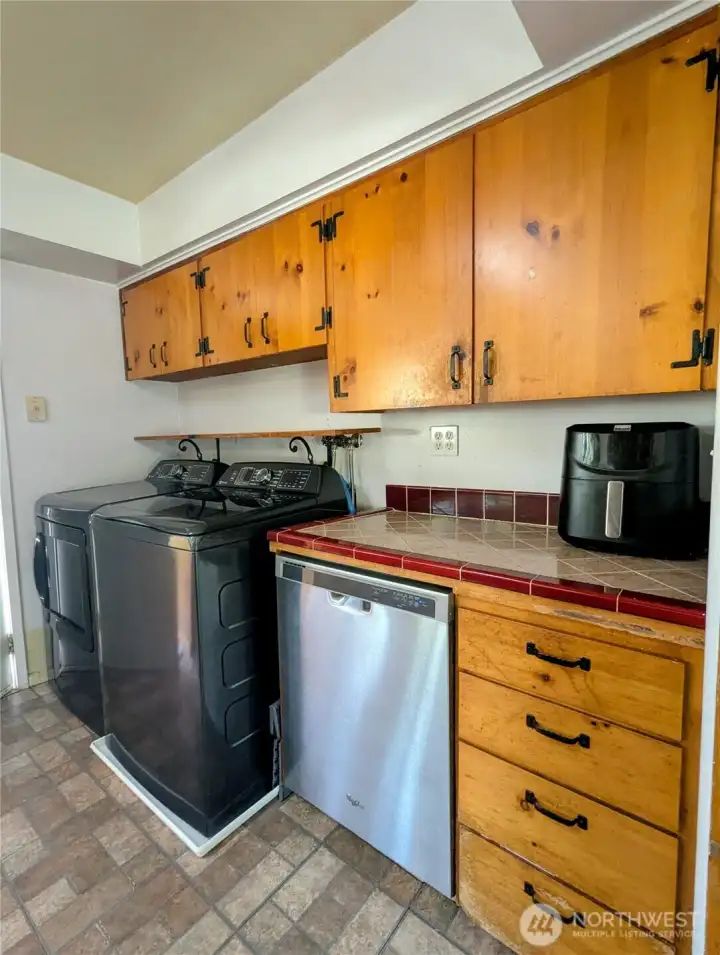 Laundry staging area