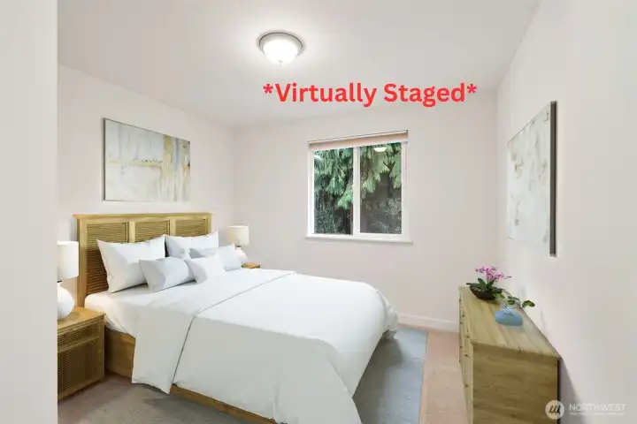 *Virtually Staged* 2nd Bedroom