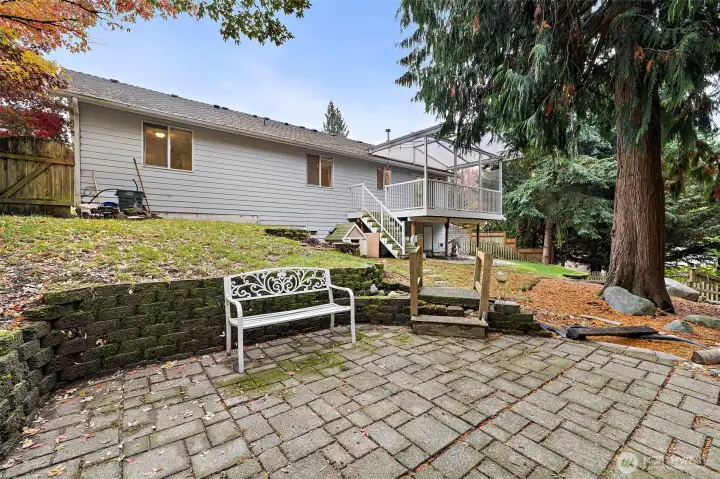 Lovely sitting area perfect for firepit