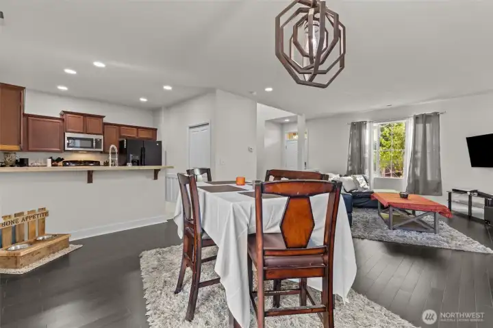 DINING ROOM AND KITCHEN