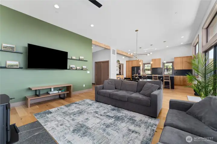 Open concept living space!