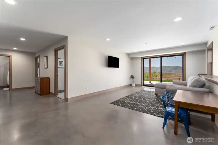 Large open, living space downstairs!