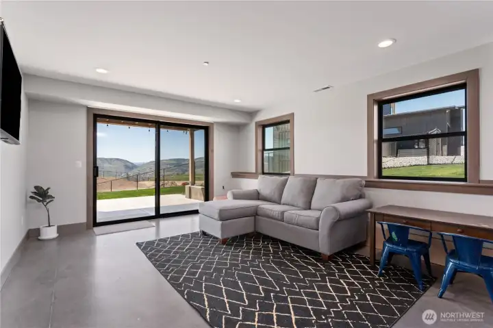 Large open, living space downstairs!