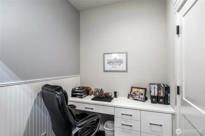 Office nook area off the garage.