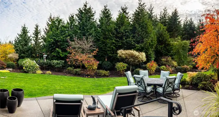 Beautiful patio for relaxing in your private backyard. Perfect for entertaining or grilling.