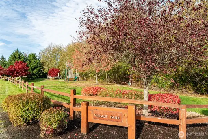 Neighborhood Park and walking trails.