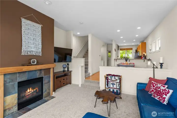 9 foot ceilings and tons of windows