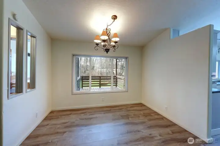 Formal dining area