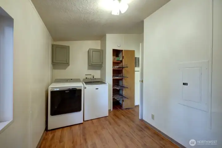 Huge laundry room