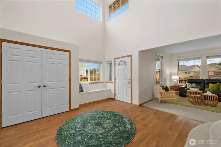 Dramatic height and open sightlines set the stage for refined living and effortless entertaining.