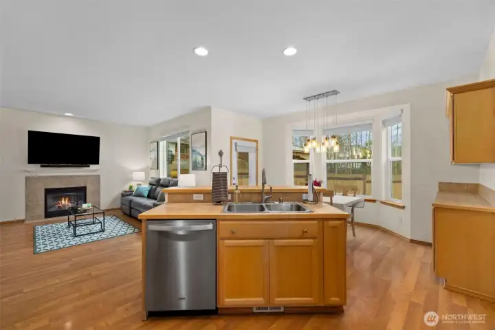 Designed for connection, the kitchen opens seamlessly to gathering spaces so conversations continue long after dinner is served.