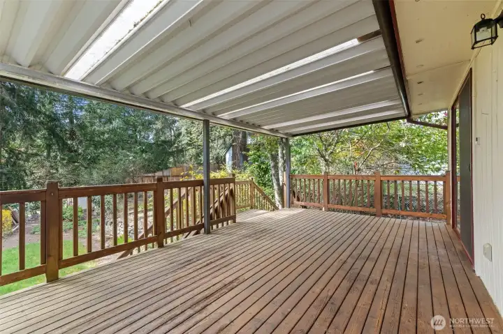 Covered patio