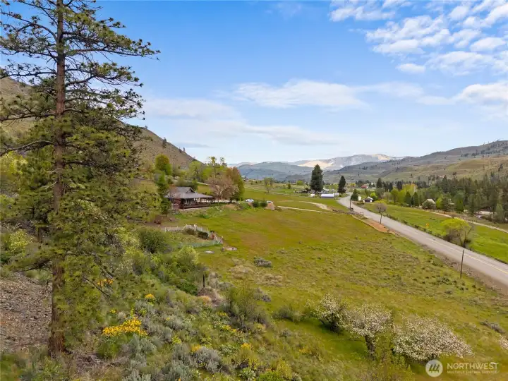 Views of the property looking North