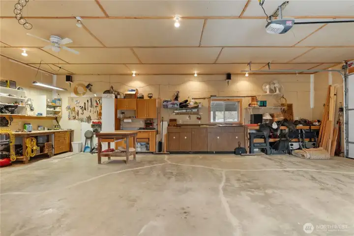 Built in work benches