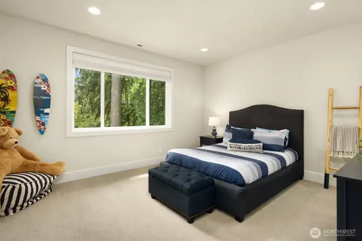 Third upstairs bedroom with its own en-suite bath.
