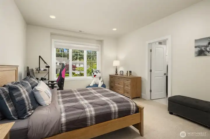 Fourth upstairs bedroom, also en-suite.