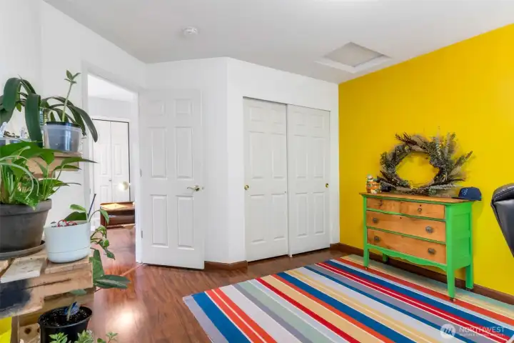 One of 3 spacious bedrooms. Bring your hobbies, work from home or invite your guests- your options are endless!