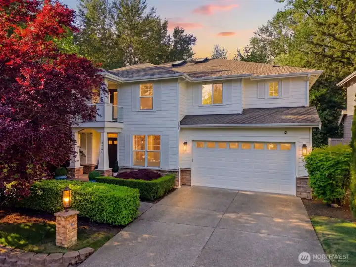 Elegantly remodeled Windstone home on dead-end street.