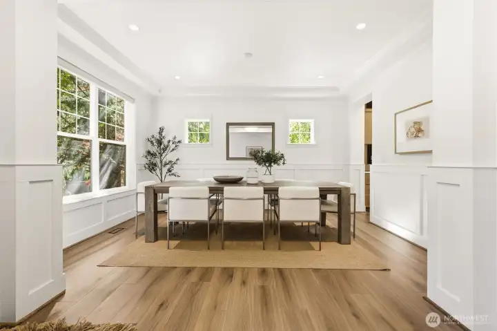 Formal dining room.