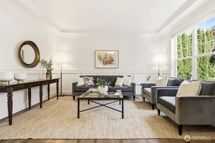 Formal den as you walk in.
