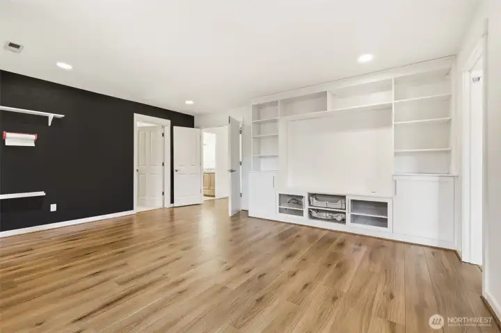 Awesome upper level recreational room.
