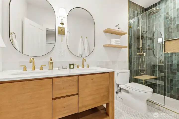 Spa like ADU bathroom.