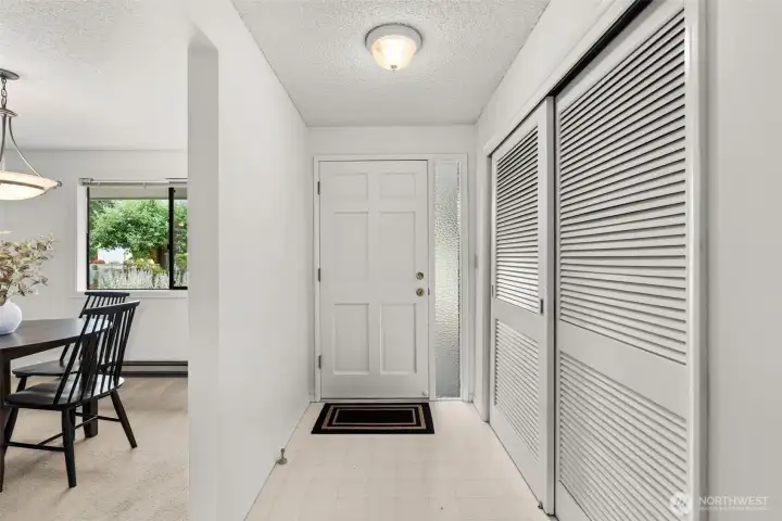 Front entry Front entry