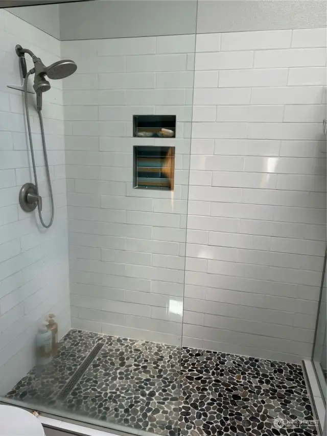 Renovated Primary bath w/large shower