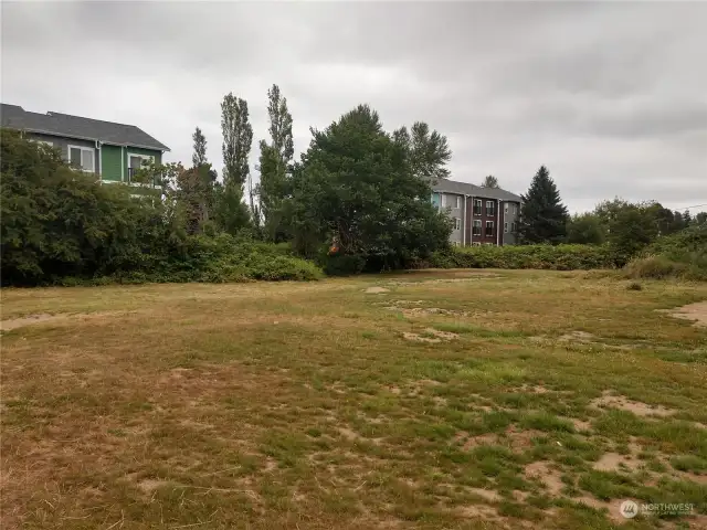 Looking SE towards the newer apartments.