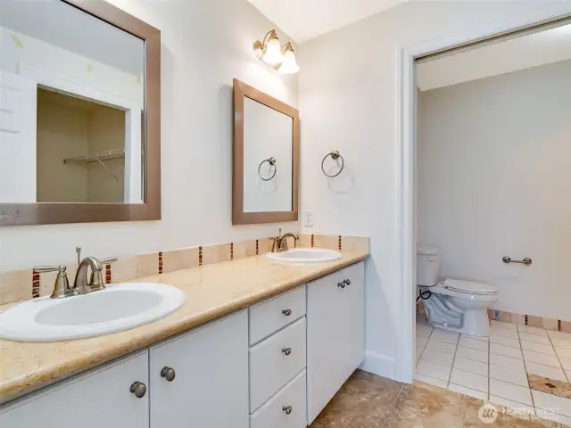 Bathroom, Attached - Double Sinks