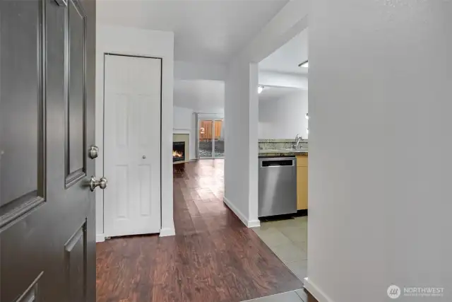 Upon entry, you are greeted by a light and bright floor plan.