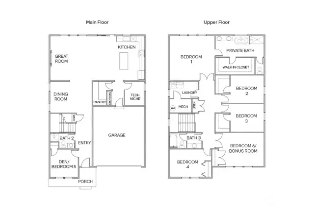 This is the floor plan/layout of our Legacy for representation only.