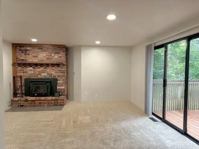 Family Room off of Kitchen