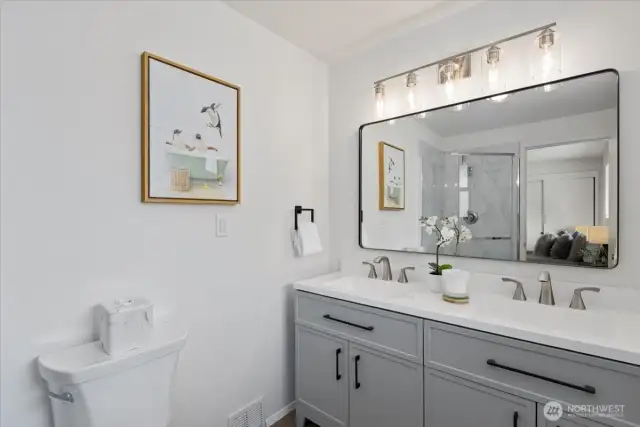 Closer look at Primary bathroom