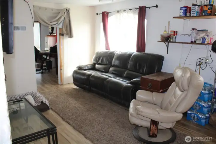 mid-room with new flooring