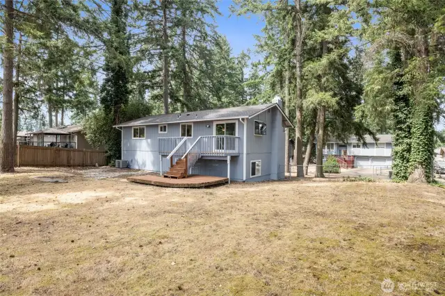 Plenty of room for garden space or for the critters to roam.