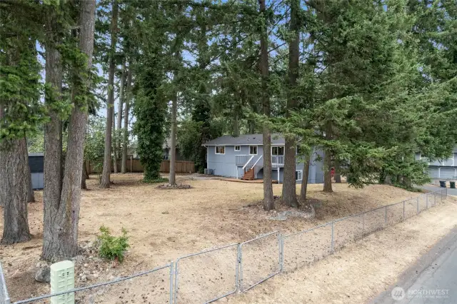 There is plenty of room to roam on this 1/4  acre - corner lot! Dual back gate for easy access to the property.