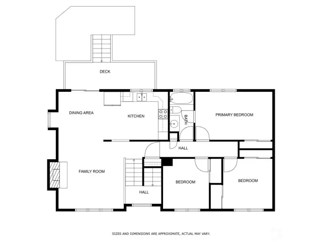 Floor plan upper level