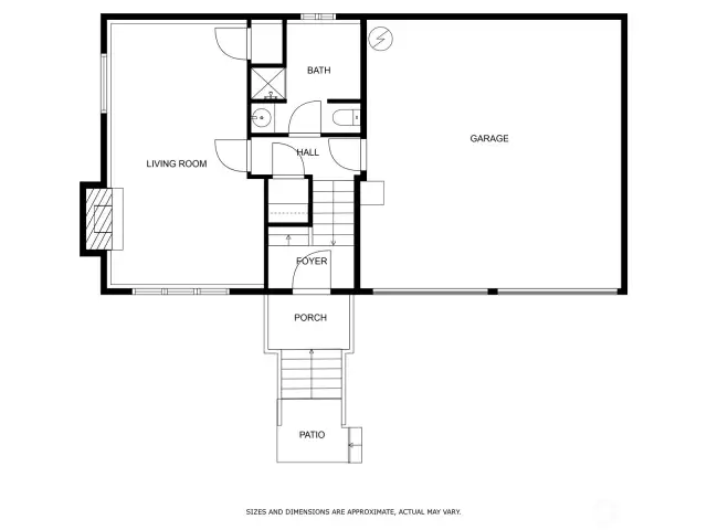 Floor plan lower level