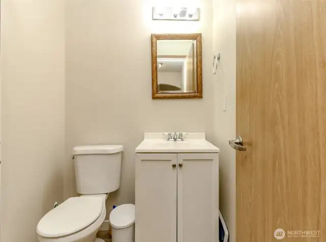 Main floor half bath
